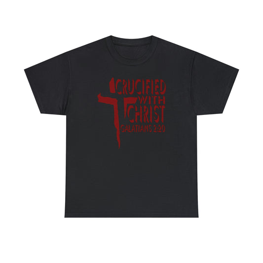 Crucified With Christ Design (Red)- Unisex T-Shirt