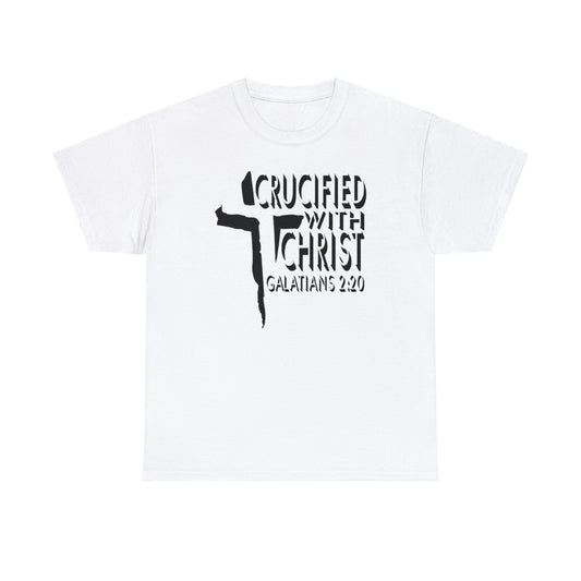 Crucified With Christ Design (Black)- Unisex T-Shirt